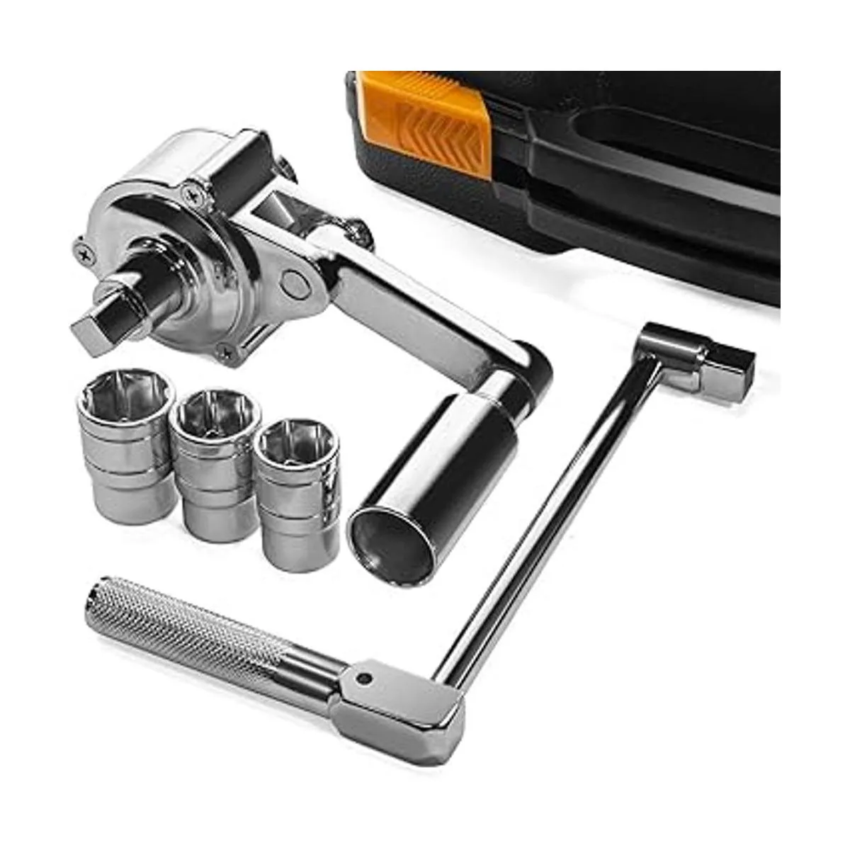 XtremepowerUS llave para tuerca de rueda con estuche_2