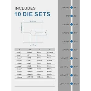 AMZCNC Crimpadora hidráulica de cable de 12 toneladas_2