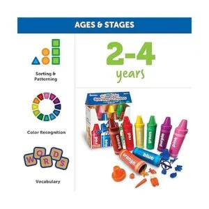 Learning Resources Crayones tipo arco iris varios_5