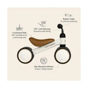 Retrospec Bicicleta de equilibrio de críquet para bebés_4