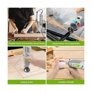 Huepar Tools Herramienta giratoria de 200 W kit de_7