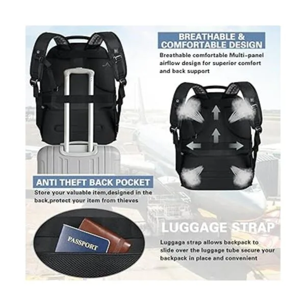 18.4 Inch Laptop Backpack Extra Large Travel Backpack_5