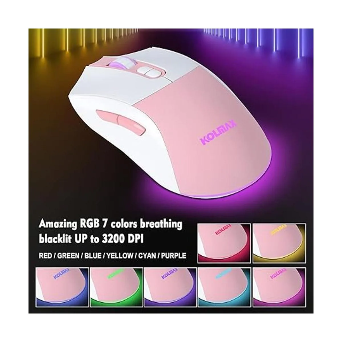 CK98 Combo de teclado y mouse inalámbrico para juegos_5