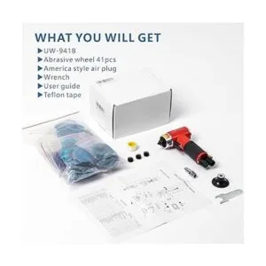 Mini lijadora orbital neumática kit de pulidor_2