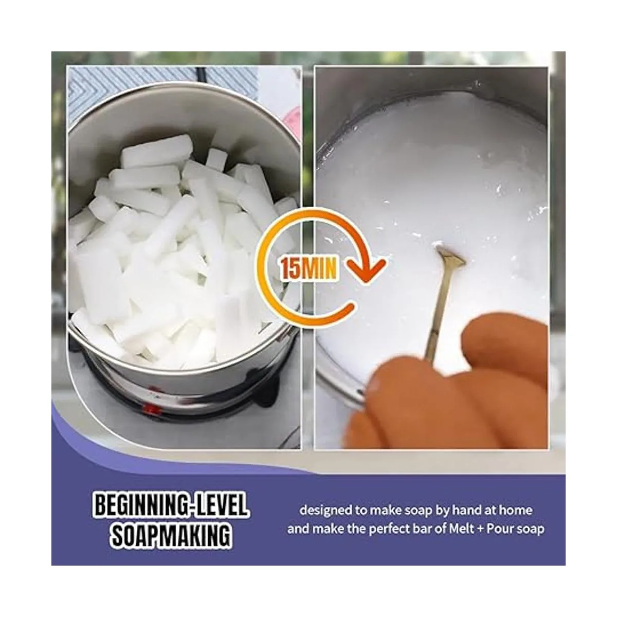 Fast METL Kit de fabricación de jabón con placa caliente_3