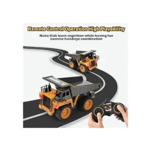 kolegend Camión volquete de control remoto de 6 canales de_4