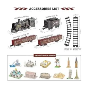 Juegos de tren eléctrico para niños y niñas aleación de_3