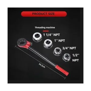 Kit de enhebrado de tubos juego de roscado manual de_2