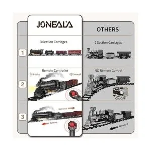 Juego de tren con control remoto pista eléctrica de tren_3