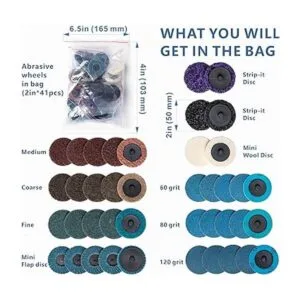 Mini lijadora orbital neumática kit de pulidor_4