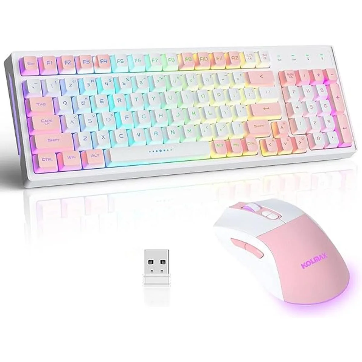 CK98 Combo de teclado y mouse inalámbrico para juegos_1