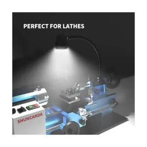 Luz de trabajo LED lámpara de cuello de cisne flexible de_6