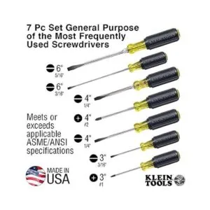 Klein Tools 85076 Juego de destornilladores ranurados y_3