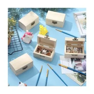 Caja de madera sin terminar de 36 piezas con 20 pinceles_4