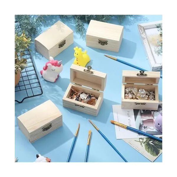 Caja de madera sin terminar de 36 piezas con 20 pinceles_4