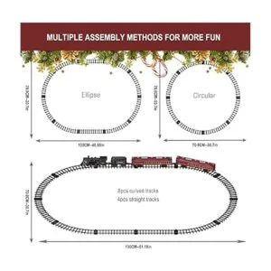 Juegos de tren eléctrico para niños y niñas aleación de_5