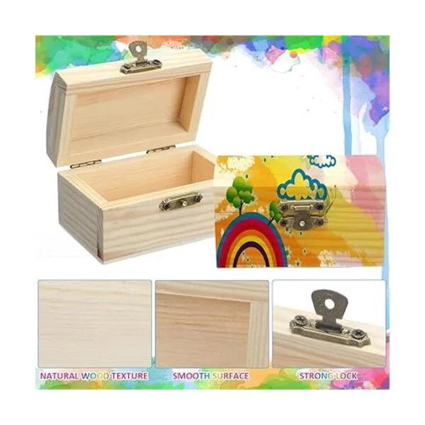 Caja de madera sin terminar de 36 piezas con 20 pinceles_3