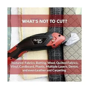 Madam Sew Tijeras eléctricas para corte de tela tijeras_5