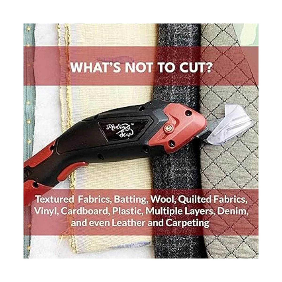 Madam Sew Tijeras eléctricas para corte de tela tijeras_5