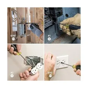 Klein Tools 85076 Juego de destornilladores ranurados y_5