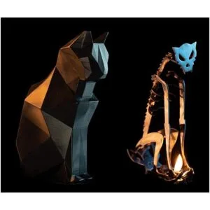 Wick Works Loki Vela de esqueleto para gatos Marco de_2