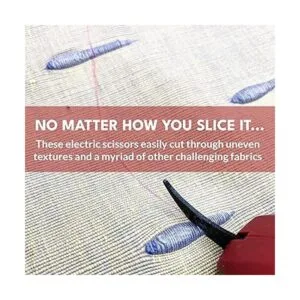Madam Sew Tijeras eléctricas para corte de tela tijeras_4