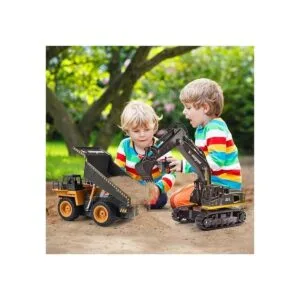 kolegend Camión volquete de control remoto de 6 canales de_6