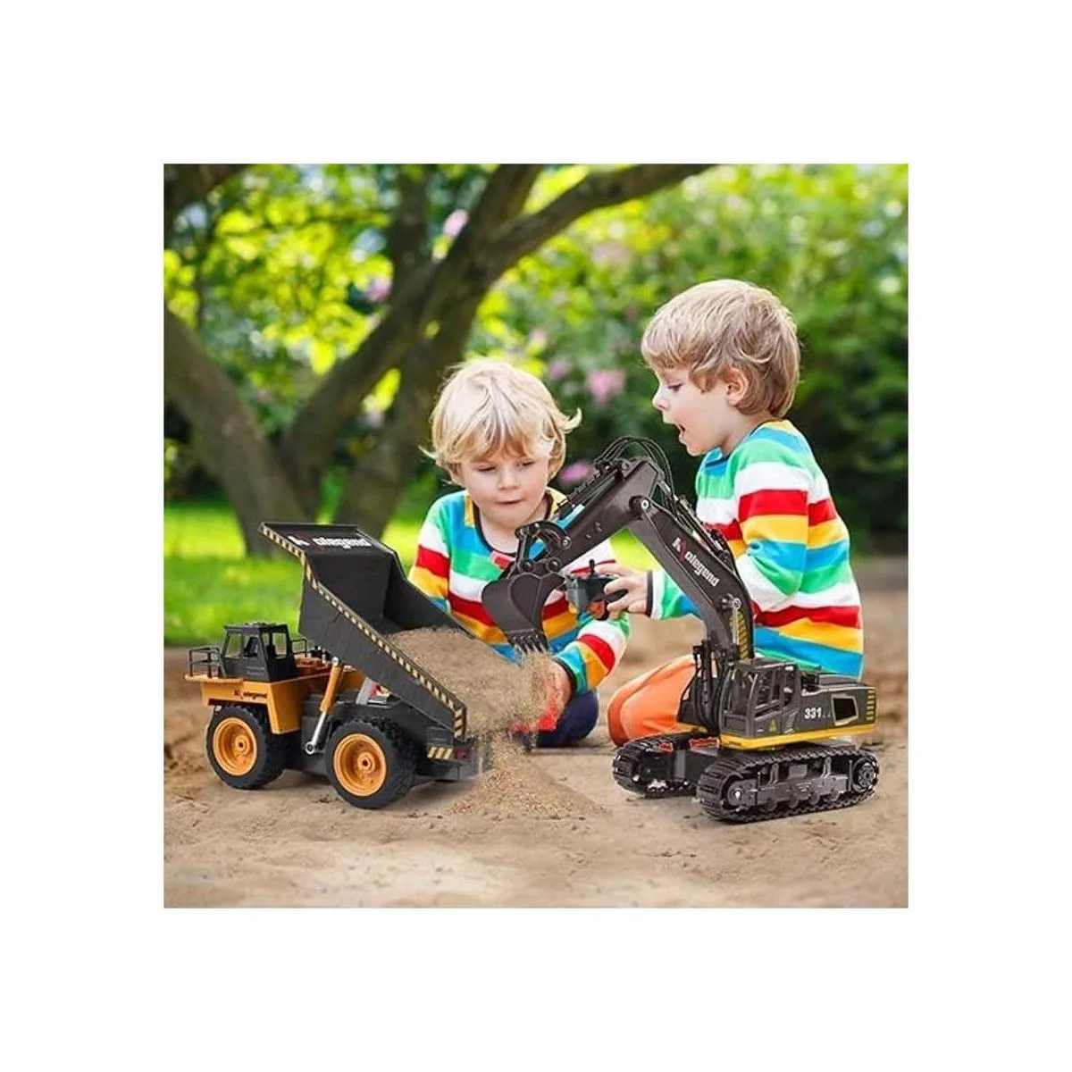 kolegend Camión volquete de control remoto de 6 canales de_6