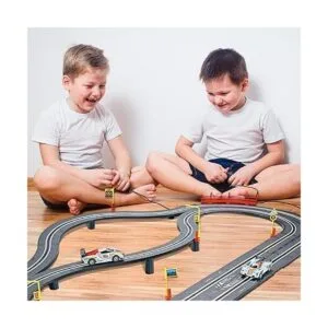 Pistas de carreras eléctricas para niños y niños juegos_4