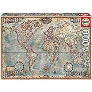 Rompecabezas de 4000 piezas el mapa del mundo_1