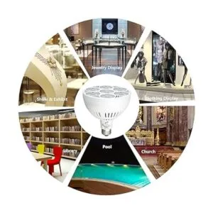 VAKESUN Foco LED PAR38 60W 5200 lúmenes 10000K 45 blanco_5