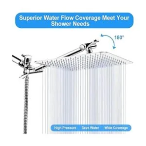 Kaqinu Cabezal de ducha de alta presión de 10 pulgadas_6