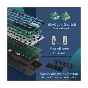 RK ROYAL KLUDGE RK61 Plus Teclado mecánico inalámbrico_5