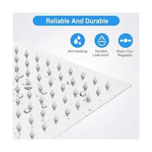 Kaqinu Cabezal de ducha de alta presión de 10 pulgadas_5