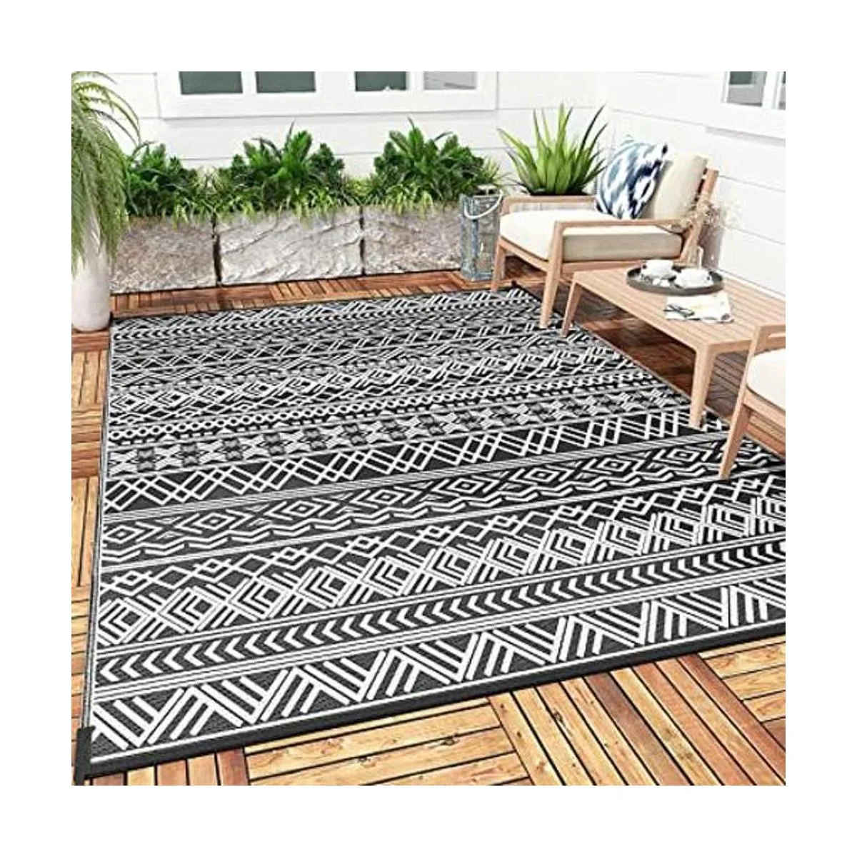 MontVoo Alfombra de exterior para patio caravana_1