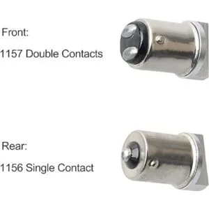 NTHREEAUTO 1157 frontal 1156 luces LED traseras de giro_6