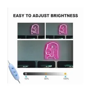 COLORNEON Letrero de neón con diseño de anime hecho a_3