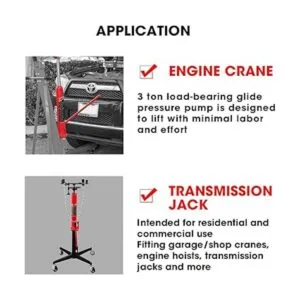Gata de cilindro largo Torin 3 toneladas Rojo_6