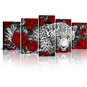 Kalormore Lienzo de animales de vida silvestre arte de_1