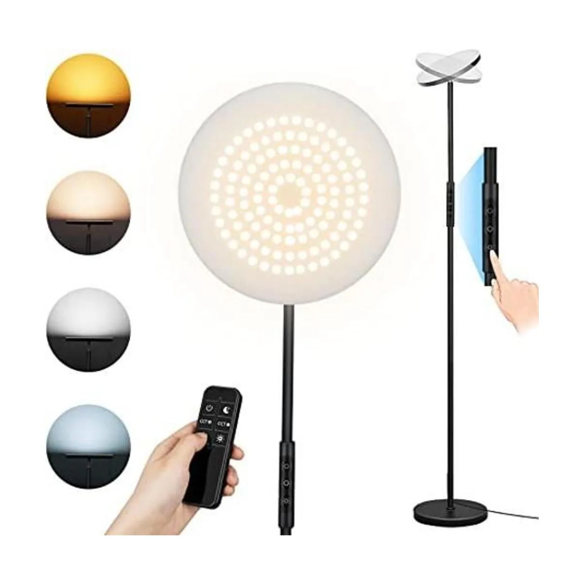 Lámpara de pie de 36 W 3000 lúmenes moderna súper_1