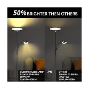 Lámpara de pie mejorada de 42 W y 3700 LM lámpara LED_2