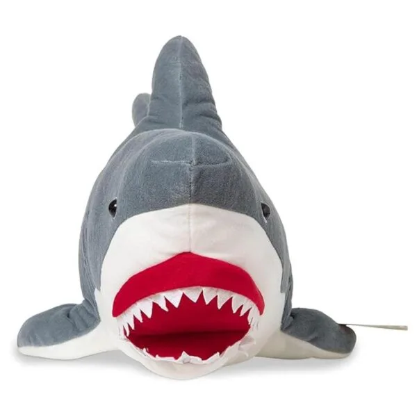 Tiburón gigante de peluche animales realistas de_4