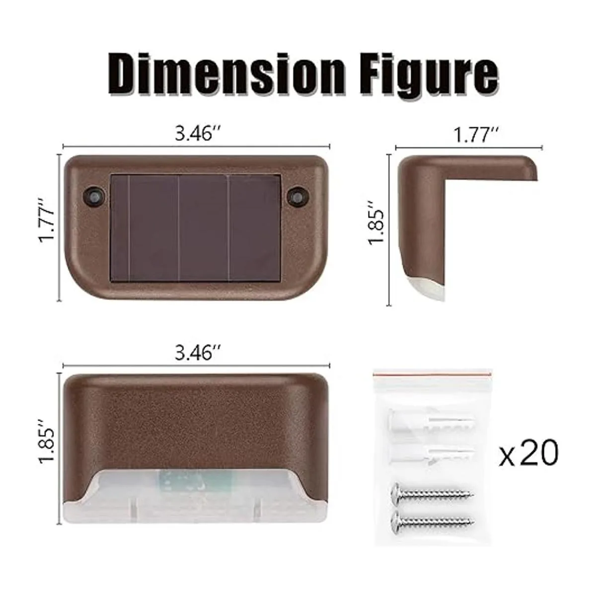 SOLPEX Paquete de 20 luces solares para terraza al aire_7