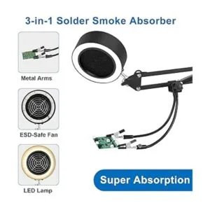 Ventilador extractor de humos de soldadura 3 en 1 con 2_2