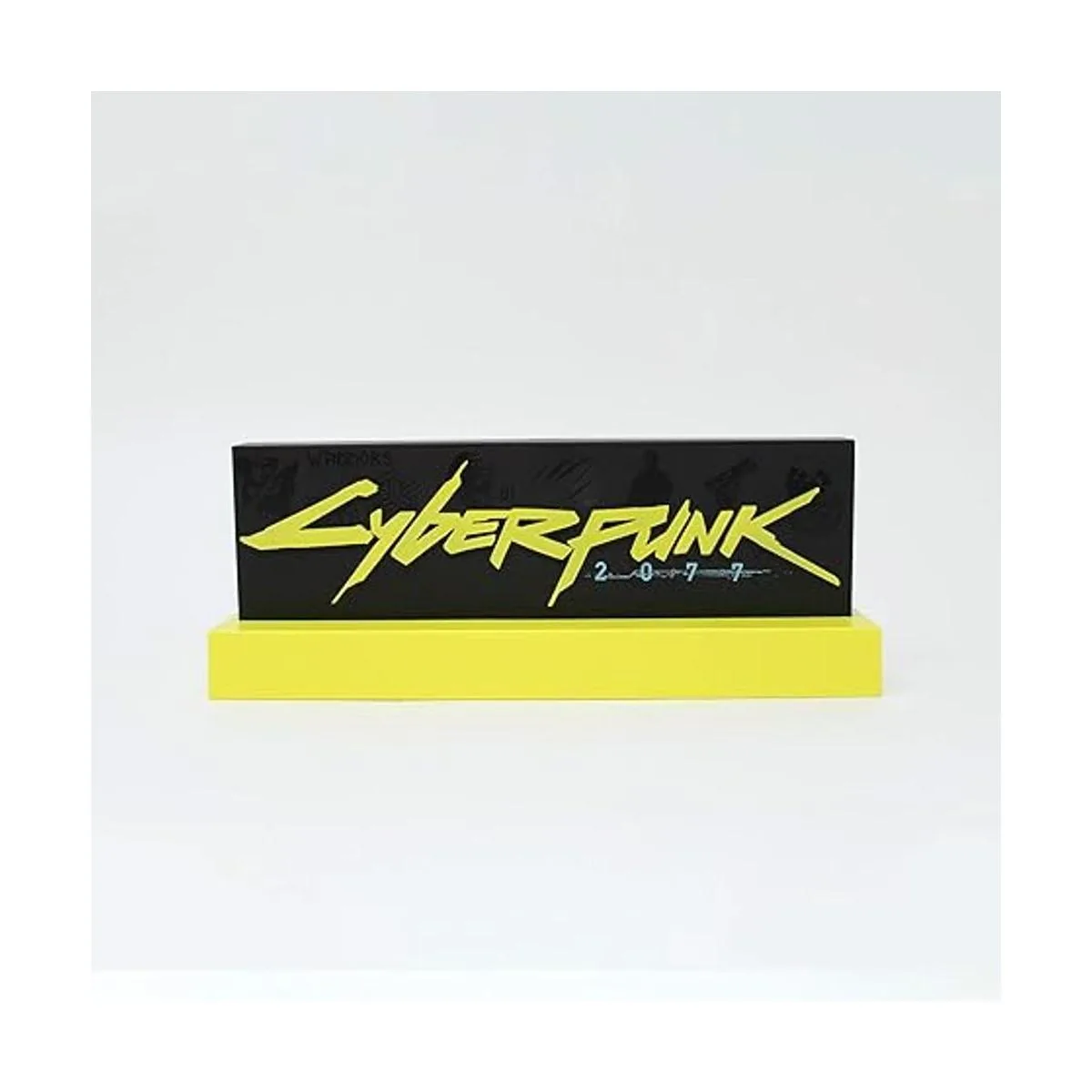 Light Cyberpunk 2077 negro y amarillo_3