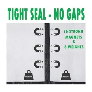 Pantalla magnética para puerta de garaje de 12 x 7 pies y_3