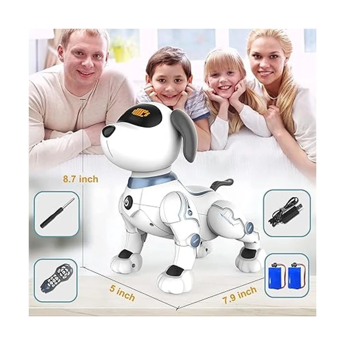 OKK Juguete robot de control remoto para niños robot de_6
