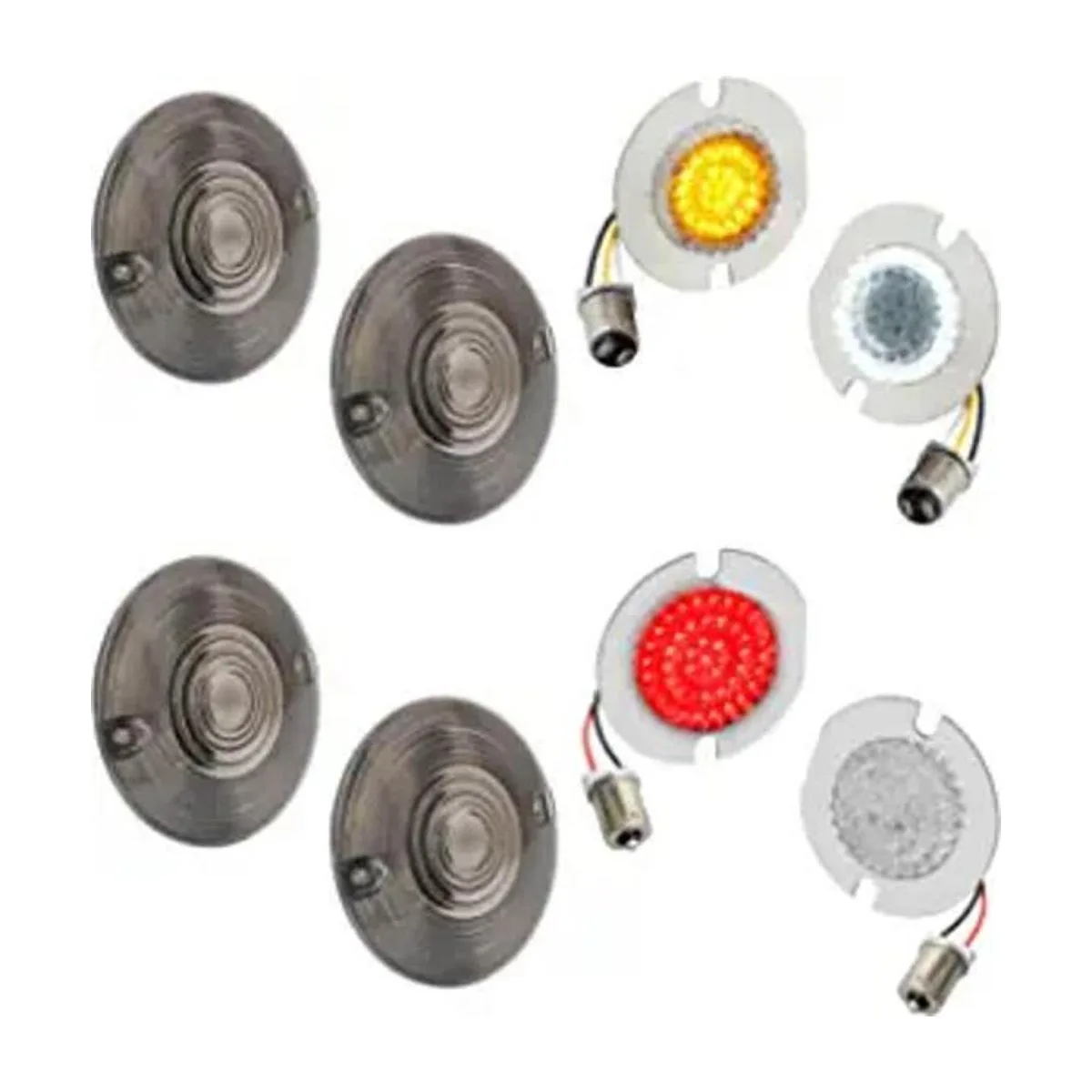 NTHREEAUTO 1157 frontal 1156 luces LED traseras de giro_1