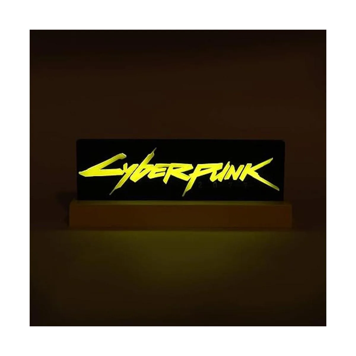 Light Cyberpunk 2077 negro y amarillo_5