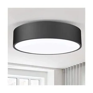 POLITAMP Lámparas de techo LED negras redondas de montaje_1